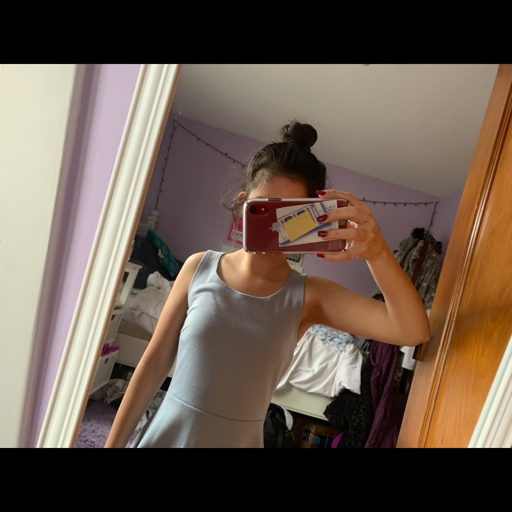 Light Blue Skater Dress